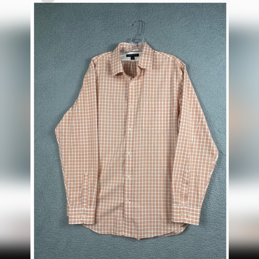 Banana Republic Men's Classic Fit Button Up Shirt Size 16-16 1/2 L